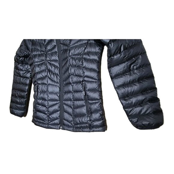 Orage Women's Black Quilted Puffer Down Coat Full Zip Size Small Packable t5 - Picture 5 of 10